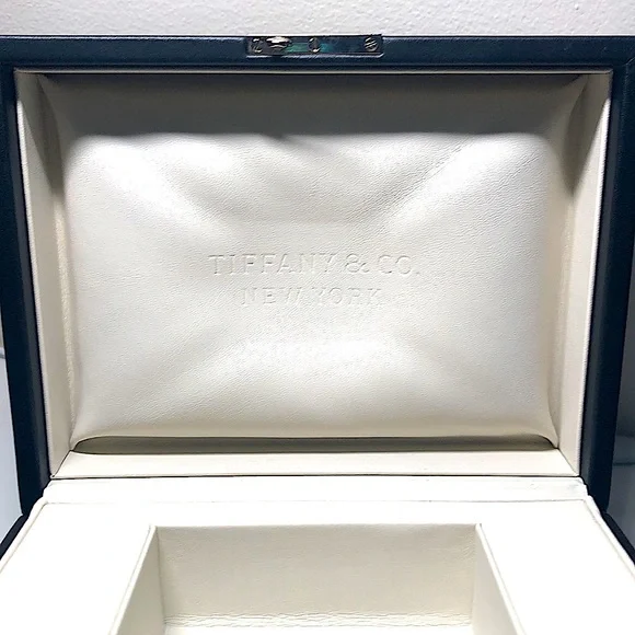 Tiffany & Co. Genuine Alligator & Stainless Steel Black Atlas Watch Gyromatic - Picture 13 of 16